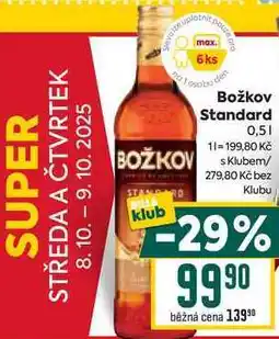 Billa Božkov Standard 0,5l nabídka