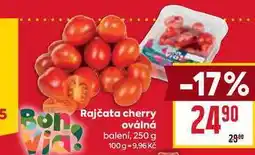 Billa Rajčata cherry oválná balení, 250 g nabídka