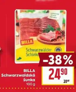 Billa BILLA Schwarzwaldská šunka 100 g nabídka