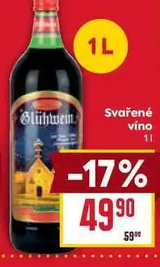 Billa Svařené víno 1l nabídka
