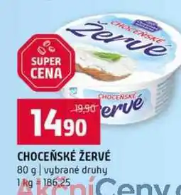 Terno CHOCEŇSKÉ ŽERVÉ 80 g nabídka