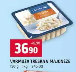 Terno VARMUŽA TRESKA V MAJONÉZE 150 g nabídka