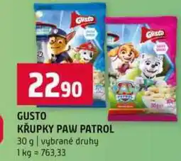 Terno GUSTO KŘUPKY PAW PATROL 30 g nabídka