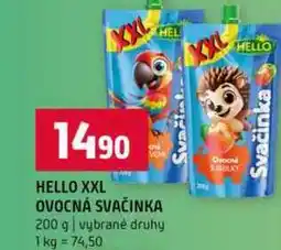 Terno HELLO XXL OVOCNÁ SVAČINKA 200 g nabídka