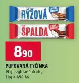 Terno PUFOVANÁ TYČINKA 18 g nabídka