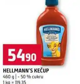Terno HELLMANN'S KEČUP 460 g nabídka