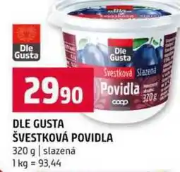 Terno DLE GUSTA ŠVESTKOVÁ POVIDLA 320 g nabídka