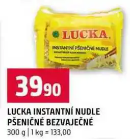Terno LUCKA INSTANTNÍ NUDLE PŠENIČNÉ BEZVAJEČNÉ 300 g nabídka