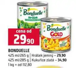 Terno BONDUELLE 425 ml/265 - 285 g nabídka
