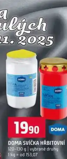Terno DOMA SVÍČKA HŘBITOVNÍ 120-130 g nabídka