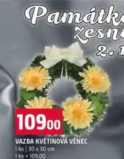 Terno VAZBA KVĚTINOVÁ VĚNEC 1 ks nabídka