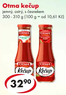 CBA OTMA kečup nabídka