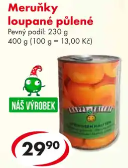 CBA Meruňky loupané půlené nabídka