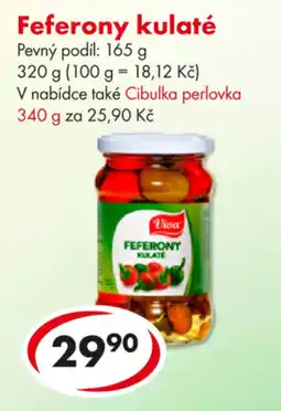 CBA Feferony kulaté nabídka