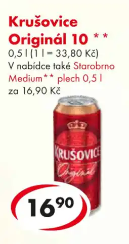 CBA Krušovice Originál 10 nabídka