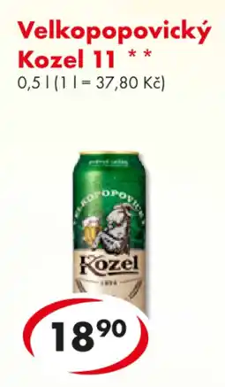 CBA Velkopopovický Kozel 11 nabídka