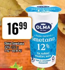 TEMPO OLMA Smetana 12% nabídka