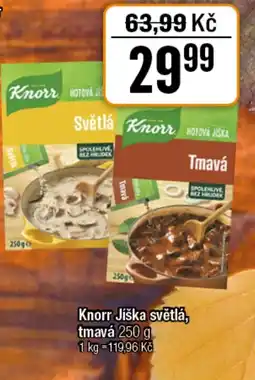 TEMPO Knorr Jíška světlá, tmavá nabídka