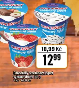 TEMPO Choceňský smetanový jogurt nabídka
