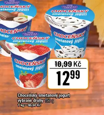Choceňský smetanový jogurt