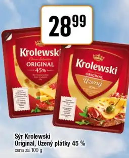 TEMPO Sýr Krolewski Original, Uzený plátky 45 % nabídka