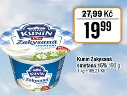 TEMPO Kunín Zakysaná smetana 15% nabídka