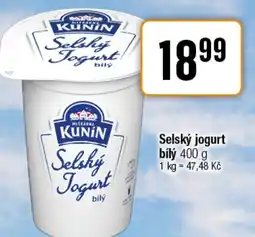 TEMPO Kunin Selský Jogurt bílý nabídka