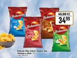 TEMPO Bohemia Chips Solené, Slanina, Špíz, Smetana a cibule nabídka