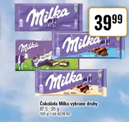 TEMPO Čokoláda Milka nabídka