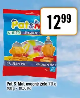 TEMPO Pat & Mat ovocné želé nabídka