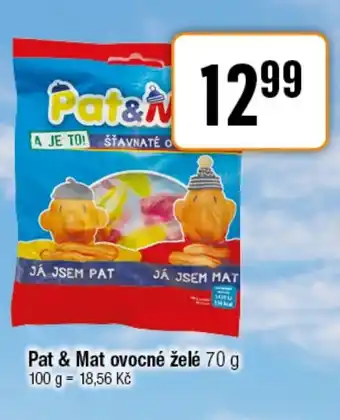 TEMPO Pat & Mat ovocné želé nabídka