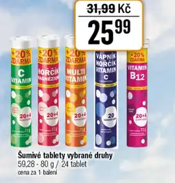 TEMPO Šumivé tablety nabídka