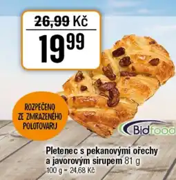 TEMPO Pletenec s pekanovými ořechy a javorovým sirupem nabídka