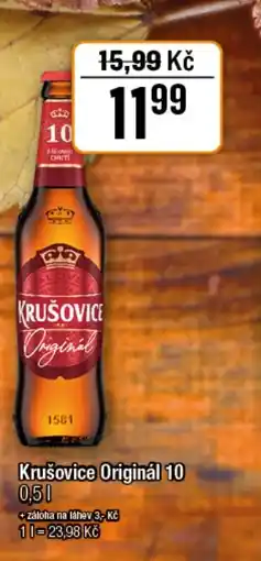 TEMPO Krušovice Originál 10 nabídka