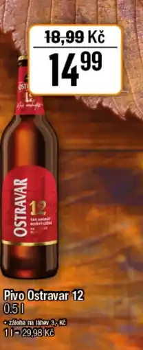 TEMPO Pivo Ostravar 12 nabídka