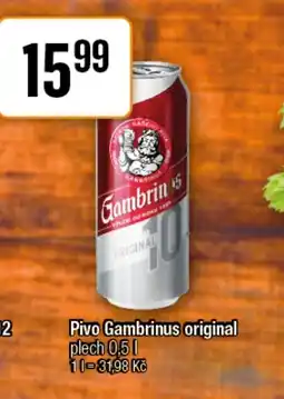 TEMPO Pivo Gambrinus original nabídka