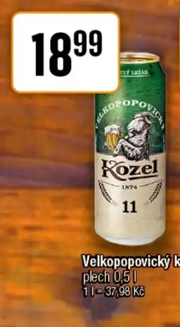 TEMPO Velkopopovický kozel 11 nabídka