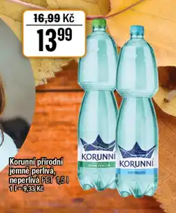 TEMPO Korunní přírodní jemně perlivá, neperlivá nabídka