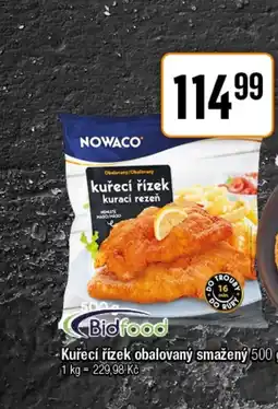 TEMPO NOWACO Kuřecí řízek obalovaný smažený nabídka