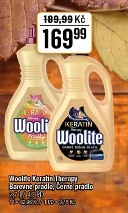 TEMPO Woolite Keratin Therapy Barevné prádlo, Černé prádlo nabídka