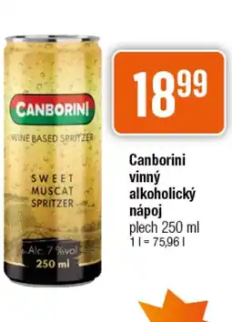 TEMPO CANBORINI vinný alkoholický nápoj nabídka