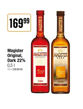 TEMPO Magister Original, Dark 22% nabídka
