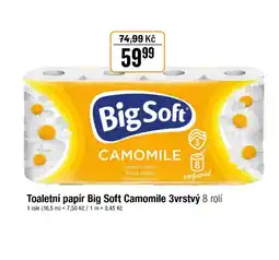 TEMPO Toaletní papír Big Soft Camomile 3vrstvý nabídka