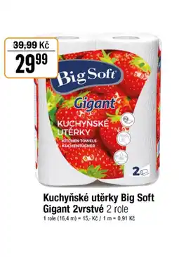 TEMPO Kuchyňské utěrky Big Soft Gigant 2vrstvé nabídka