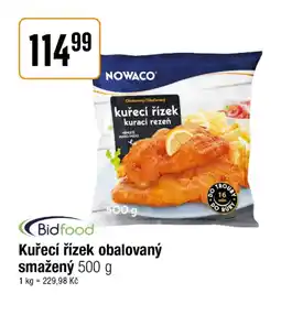 TEMPO NOWACO Kuřecí řízek obalovaný smažený nabídka