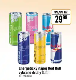 TEMPO Energetický nápoj Red Bull nabídka