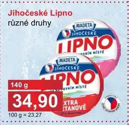PLUS JIP MADETA Jihočeské Lipno nabídka