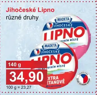 PLUS JIP MADETA Jihočeské Lipno nabídka