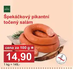 PLUS JIP Špekáčkový pikantní točený salám nabídka