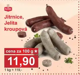PLUS JIP Jitrnice, Jelita kroupová nabídka